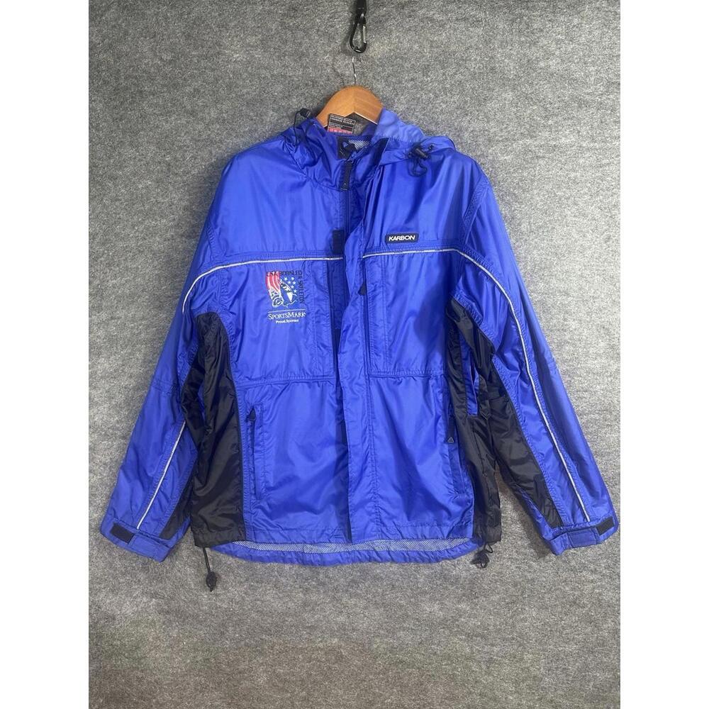 Karbon Men's RARE USA Bobsled & Skeleton Team‎ Jacket Size Large Hooded